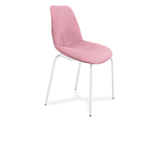 Обеденный стул SHT-ST29-С22 / SHT-S130 HD (розовый зефир/хром лак) в Костроме