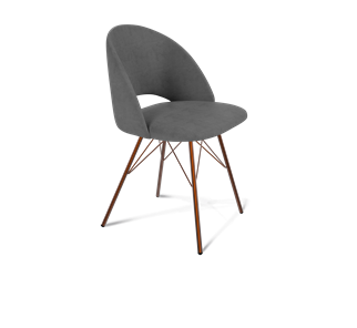 Обеденный стул SHT-ST34 / SHT-S37 (платиново-серый/медный металлик) в Костроме