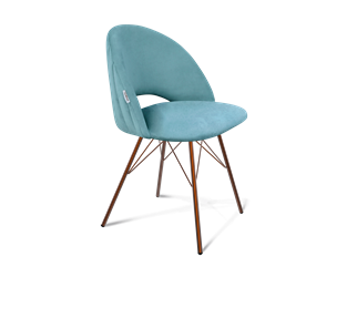 Обеденный стул SHT-ST34-1 / SHT-S37 (голубая пастель/медный металлик) в Костроме