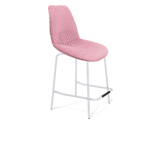 Полубарный стул SHT-ST29-С22 / SHT-S29P-1 (розовый зефир/хром лак) в Костроме