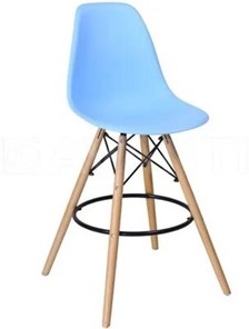 Барный стул DSL 110 Wood bar (голубой) в Костроме