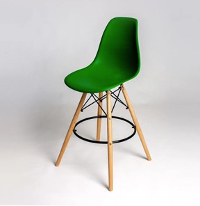 Барный стул DSL 110 Wood bar (Зеленый) в Костроме