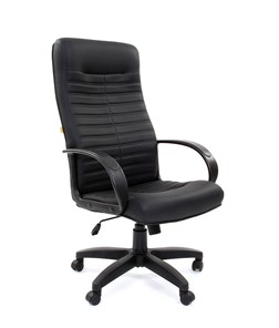 Кресло компьютерное CHAIRMAN 480 LT, экокожа, цвет черный в Костроме