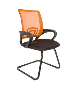 Кресло компьютерное CHAIRMAN 696V, цвет оранжевый в Костроме