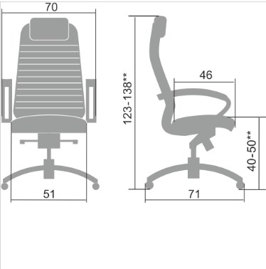 Офисное кресло Samurai KL-1.041 черный в Костроме - изображение 1