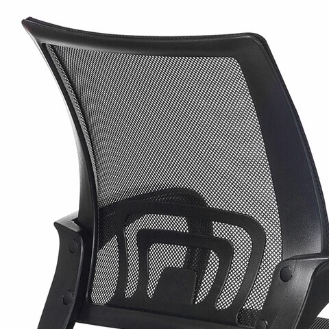 Кресло офисное Brabix Fly MG-396 (с подлокотниками, сетка, черное) 532083 в Костроме - изображение 6