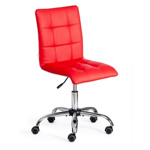 Кресло компьютерное ZERO кож/зам, красный, арт.12448 в Костроме