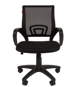 Кресло офисное CHAIRMAN 696 black Сетчатый акрил DW62 черный в Костроме - предосмотр 1