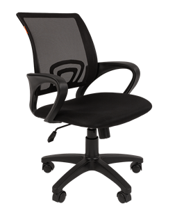 Кресло офисное CHAIRMAN 696 black Сетчатый акрил DW62 черный в Костроме - предосмотр