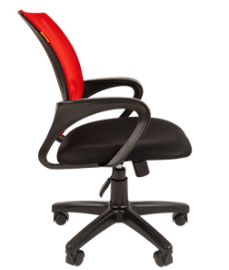 Компьютерное кресло CHAIRMAN 696 black Сетчатый акрил DW69 красный в Костроме - предосмотр 1