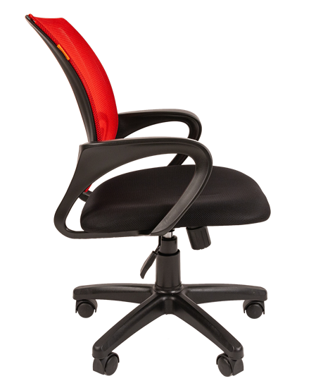 Компьютерное кресло CHAIRMAN 696 black Сетчатый акрил DW69 красный в Костроме - изображение 1