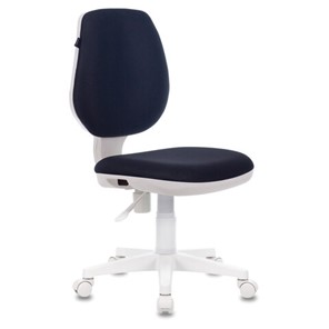 Офисное кресло BRABIX "Fancy MG-201W", без подлокотников, пластик белый, серое, 532412, MG-201W_532412 в Костроме