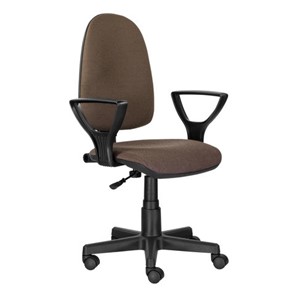 Офисное кресло Brabix Prestige Ergo MG-311 (регулируемая эргономичная спинка, ткань, коричневое) 531875 в Костроме