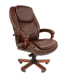 Кресло компьютерное CHAIRMAN 408, коричневый в Костроме