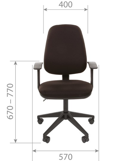Кресло CHAIRMAN 661 Ткань стандарт 15-13 серая в Костроме - изображение 3