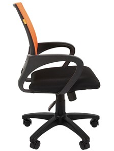 Офисное кресло CHAIRMAN 696 black Сетчатый акрил DW66 оранжевый в Костроме - предосмотр 5