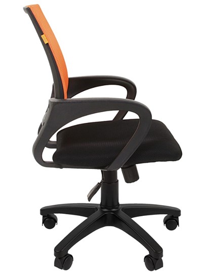 Офисное кресло CHAIRMAN 696 black Сетчатый акрил DW66 оранжевый в Костроме - изображение 5