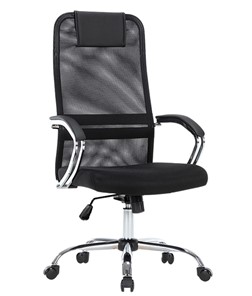 Кресло компьютерное CHAIRMAN CH612 Сетчатый акрил / Ткань стандарт / Экокожа, черный в Костроме