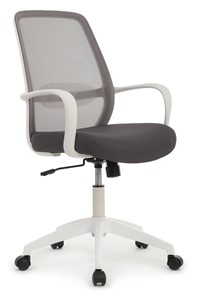 Компьютерное кресло Design W-207, Белый пластик/серая сетка в Костроме