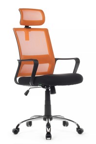 Кресло офисное RCH 1029HB, черный/оранжевый в Костроме