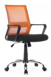 Кресло компьютерное RCH 1029MB, черный/оранжевый в Костроме