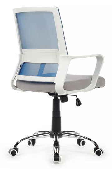 Компьютерное кресло RCH 1029MW, серый/синий в Костроме - изображение 3