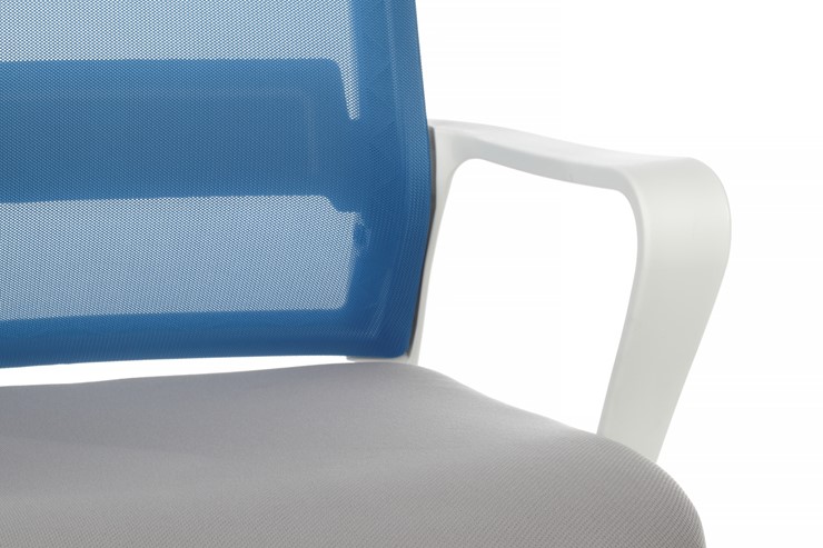 Компьютерное кресло RCH 1029MW, серый/синий в Костроме - изображение 5