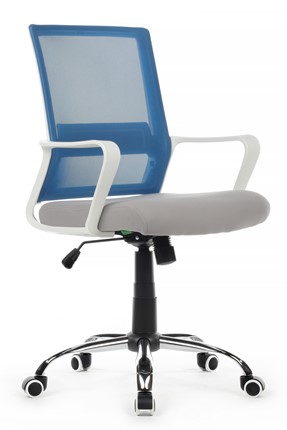 Компьютерное кресло RCH 1029MW, серый/синий в Костроме - изображение