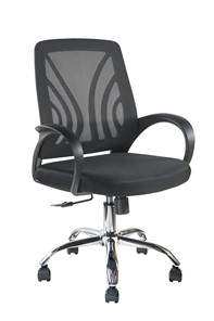 Кресло компьютерное Riva Chair 8099Е, Черный в Костроме