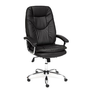 Офисное кресло SOFTY LUX кож/зам, черный, арт.12902 в Костроме
