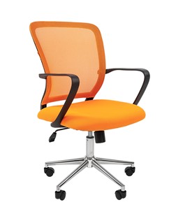 Офисное кресло CHAIRMAN 698 CHROME new Сетка TW-66 (оранжевый) в Костроме