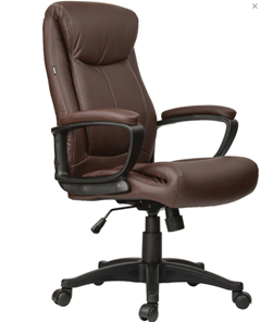 Офисное кресло BRABIX "Enter EX-511", экокожа, коричневое, 531163 в Костроме