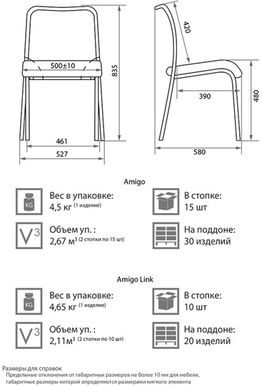 Офисный стул Amigo black сэндвич/cетка W01/T01 в Костроме - изображение 1