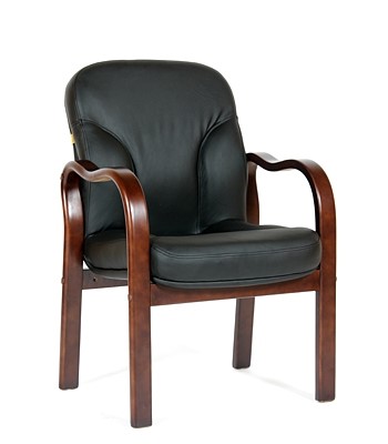 Кресло CHAIRMAN 658 Натуральная кожа черный в Костроме - изображение