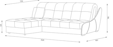 Угловой диван Токио (ППУ) в Костроме - предосмотр 1