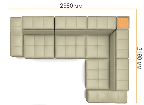 Угловой диван N-0-M ДУ (П1+ПС+УС+Д2+П1) в Костроме - изображение 4