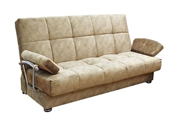 Прямой диван Милана 6 БД с хром. подлокотниками, Боннель в Костроме