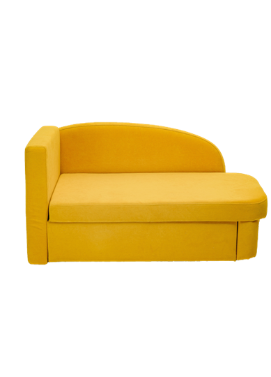 Мягкий диван левый Тедди желтый в Костроме - изображение 1