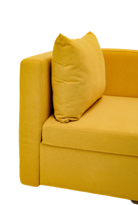 Мягкий диван левый Тедди желтый в Костроме - предосмотр 5