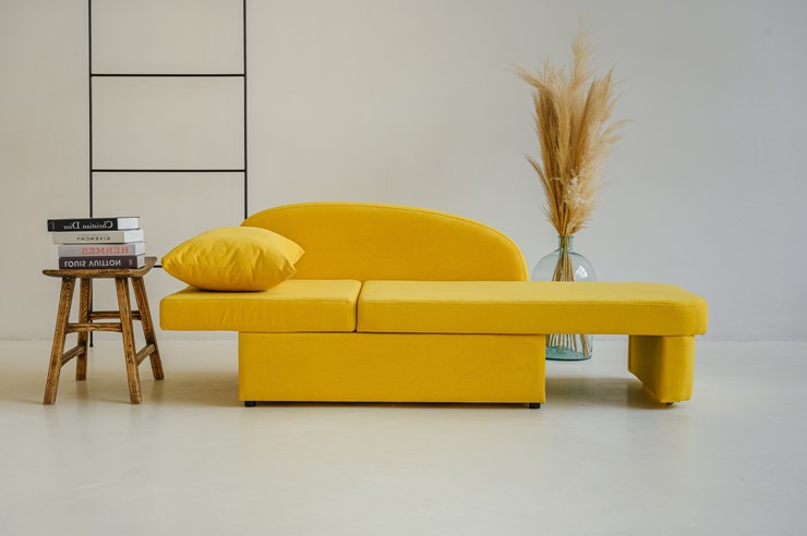 Мягкий диван левый Тедди желтый в Костроме - изображение 20