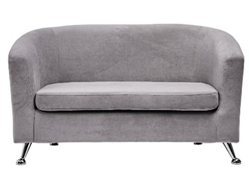 Прямой диван Брамс 2Д серый в Костроме