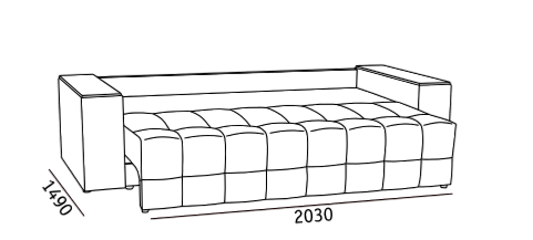 Прямой диван Элегант БД 2022 в Костроме - изображение 5