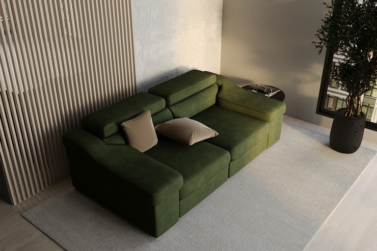Прямой диван Мюнхен с выкатным механизмом в Костроме - изображение 9