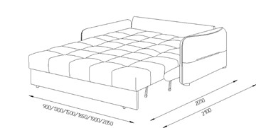 Прямой диван Токио 2 130 (ППУ) в Костроме - предосмотр 8