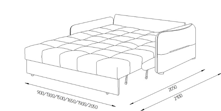 Прямой диван Токио 2 130 (ППУ) в Костроме - изображение 8