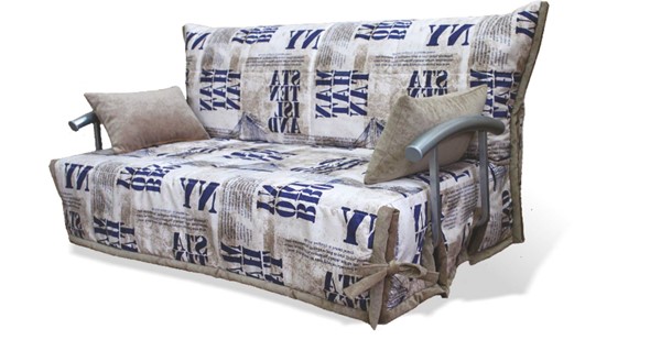 Прямой диван Аккордеон с боковинами, спальное место 1400 в Костроме - изображение