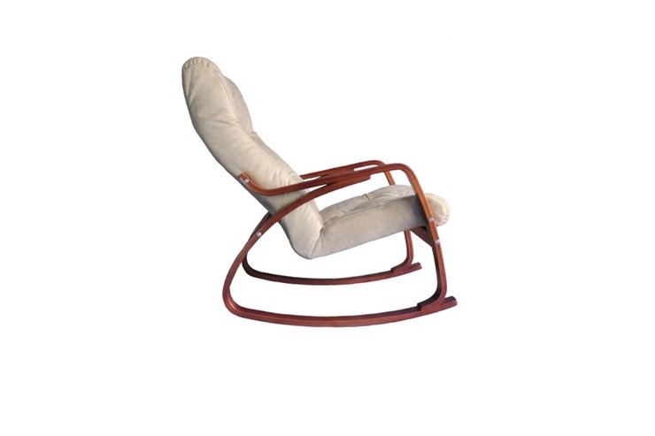 Кресло-качалка Гранд, замша крем в Костроме - изображение 1