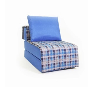 Бескаркасное кресло Харви, синий - квадро в Костроме