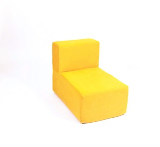 Кресло Тетрис 50х80х60, желтое в Костроме