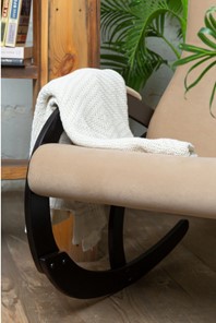 Кресло-качалка в гостиную Корсика, ткань Amigo Beige 34-Т-AB в Костроме - предосмотр 5